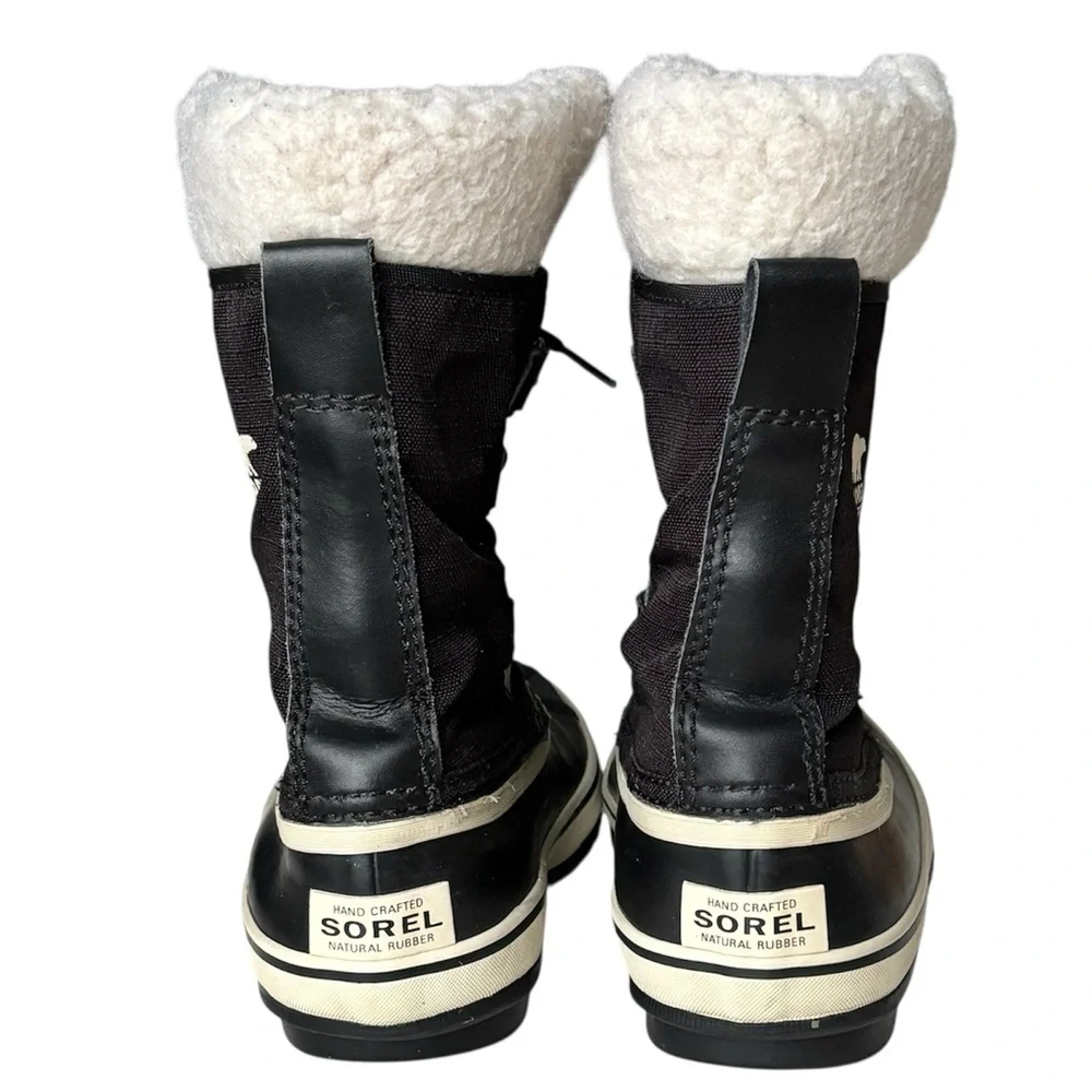 SOREL Winter Carnival Waterproof Boots - Black/Quarry | Size 6 - Picture 7 of 14